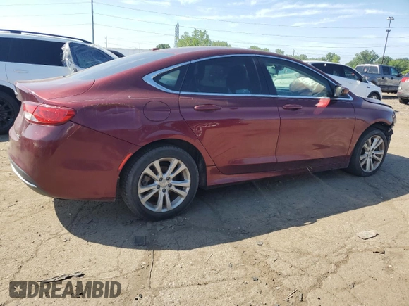 2015 Chrysler 200 Limited with VIN 1C3CCCAB7FN631799, listed as a Copart auction lot 62087565 with 143,648 mi miles and Salvage title. Bid and sale history available at DreamBid. Image 3.