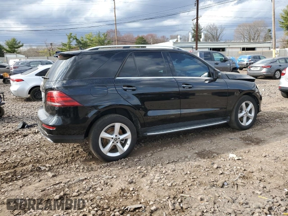 2018 Mercedes-Benz GLE 350 with VIN 4JGDA5HB1JB122157, listed as a Copart auction lot 51264005 with 94,789 mi miles and Salvage Title. Bid and sale history available at DreamBid. Image 3.