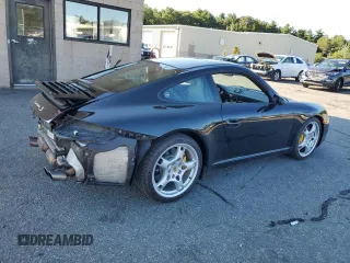 2005 Porsche 911 Turbo S with VIN WP0AB29905S741885, listed as a Copart auction lot 68342354 with 89,044 mi miles and Salvage Title. Bid and sale history available at carsss.com. Image 3.
