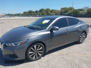 2022 Nissan Sentra SV with VIN 3N1AB8CV8NY254964, listed as a IAAI auction lot 42025826 with 24,993 mi miles. Bid and sale history available at carsss.com. Image 2.