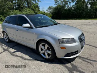 2008 Audi A3 S line z VIN WAUKD78P98A010388, wystawiony jako Copart lot #62168315 z przebiegiem 317 248 mil mil oraz Czysty tytuł • Clean title. Historia ofert i sprzedaży dostępna na DreamBid. Obrazek 1.