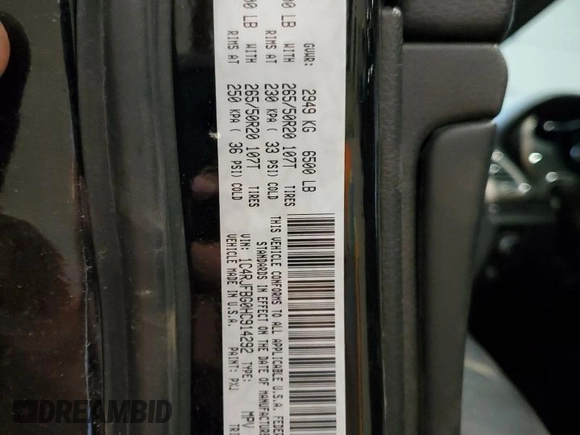 2017 Jeep Grand Cherokee Limited with VIN 1C4RJFBG0HC914292, listed as a Copart auction lot 52833785 with 90,743 mi miles and Salvage Title. Bid and sale history available at carsss.com. Image 14.