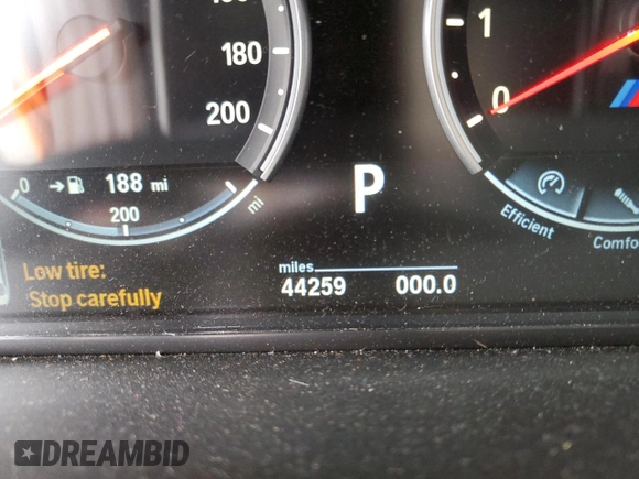 2016 BMW M5 with VIN WBSFV9C57GG343342, listed as a Copart auction lot 65659632 with 44,259 mi miles. Bid and sale history available at carsss.com. Image 8.