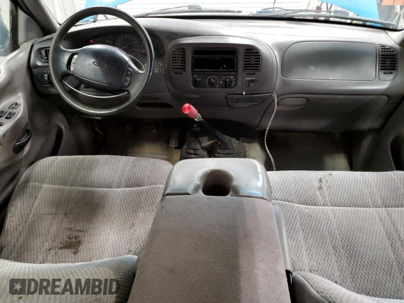 1997 Ford F-150 XL with VIN 1FTDX186XVKC03985, listed as a Copart auction lot 52808035 with 274,590 mi miles and Clean title. Bid and sale history available at DreamBid. Image 8.