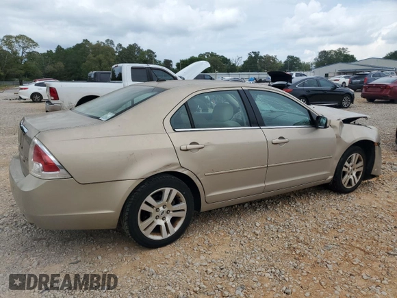 2008 Ford Fusion SEL with VIN 3FAHP08168R240117, listed as a Copart auction lot 54148595 with 0 mi miles and Salvage Title. Bid and sale history available at carsss.com. Image 3.