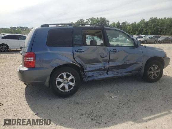 2003 Toyota Highlander z VIN JTEHF21A730104876, wystawiony jako Copart lot #56011645 z przebiegiem 176 829 mil mil oraz Czysty tytuł • Clean title. Historia ofert i sprzedaży dostępna na DreamBid. Obrazek 3.