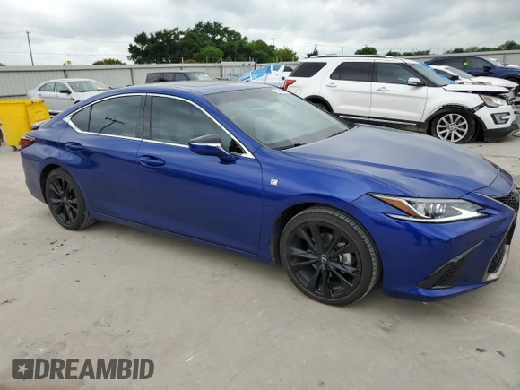 2022 Lexus ES 350 F Sport with VIN 58AGZ1B11NU130602, listed as a Copart auction lot 54929745 with 45,866 mi miles and Clean title. Bid and sale history available at DreamBid. Image 4.