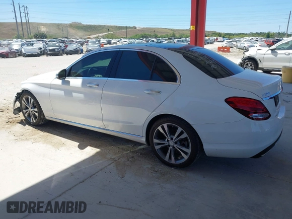 2017 Mercedes-Benz C 300 with VIN WDDWF4JB5HR286828, listed as a IAAI auction lot 41894957 with 57,325 mi miles and . Bid and sale history available at carsss.com. Image 14.