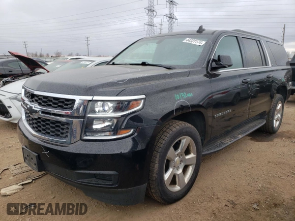 2016 Chevrolet Suburban LS with VIN 1GNSKGKC9GR330798, listed as a Copart auction lot 44231174 with 0 mi miles and Salvage Title. Bid and sale history available at carsss.com. Image 1.