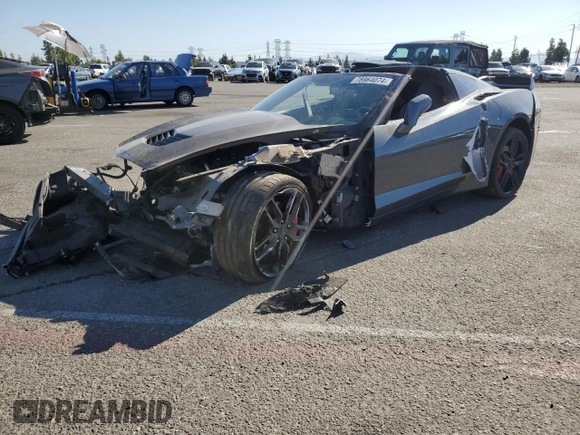2016 Chevrolet Corvette 3LT with VIN 1G1YF2D78G5122230, listed as a Copart auction lot 78964074 with 0 mi miles and Salvage Title. Bid and sale history available at carsss.com. Image 1.