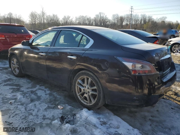 2012 Nissan Maxima 3.5 SV with VIN 1N4AA5AP1CC843725, listed as a Copart auction lot 88580205 with 0 mi miles and Clean Title. Bid and sale history available at carsss.com. Image 2.