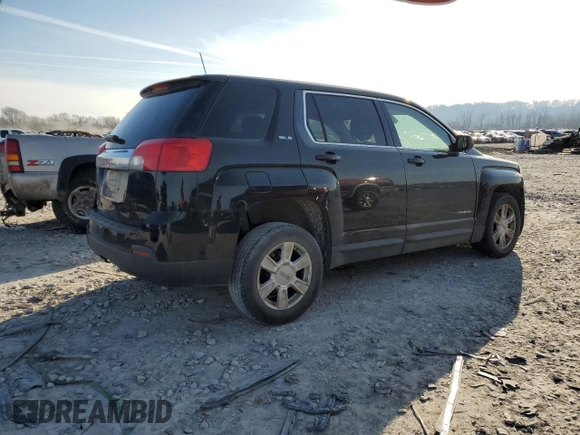 2013 GMC Terrain SLE with VIN 2GKALMEK6D6168112, listed as a Copart auction lot 49667715 with 157,158 mi miles and Salvage Title. Bid and sale history available at carsss.com. Image 3.