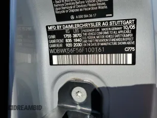 2006 Mercedes-Benz SLK 350 с VIN WDBWK56F56F100161, выставлен на аукционе Copart как лот 44066365 с пробегом 24 960 миль миль и Списание • Salvage title. История ставок и продаж доступна на DreamBid. Изображение 15.
