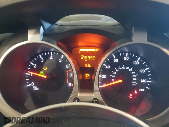 2016 Nissan Juke SL with VIN JN8AF5MR2GT608348, listed as a Copart auction lot 50353175 with 106,992 mi miles and Salvage Title. Bid and sale history available at carsss.com. Image 9.