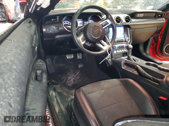 2021 Ford Mustang GT with VIN 1FA6P8CF0M5136521, listed as a Copart auction lot 54514955 with 16,394 mi miles and Salvage title. Bid and sale history available at DreamBid. Image 8.