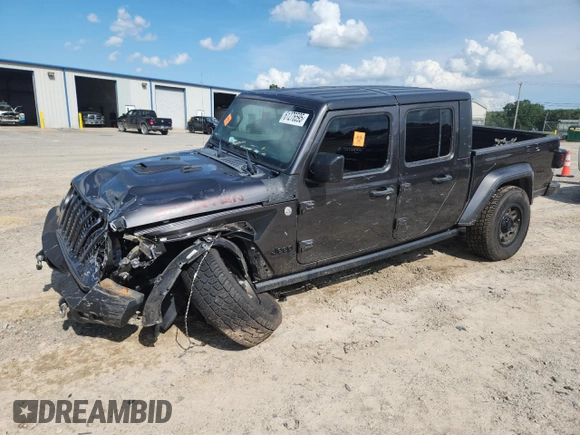 2021 Jeep Gladiator 80th Anniversary с VIN 1C6HJTAG7ML521094, выставлен на аукционе Copart как лот 61276595 с пробегом 68 684 миль миль и Списание • Salvage title. История ставок и продаж доступна на DreamBid. Изображение 1.