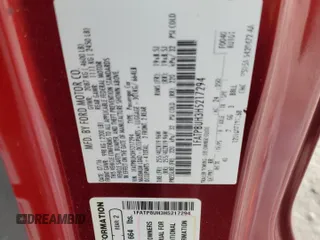 2017 Ford Mustang EcoBoost Premium z VIN 1FATP8UH3H5217294, wystawiony jako Copart lot #88906635 z przebiegiem 119 378 mil mil oraz Szkoda całkowita • Salvage title. Historia ofert i sprzedaży dostępna na DreamBid. Obrazek 14.
