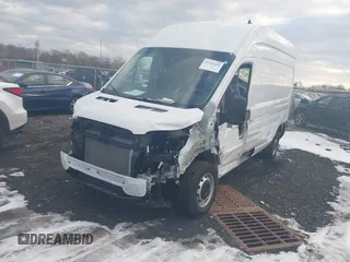 2023 Ford Transit Cargo with VIN 1FTBW1X83PKC09336, listed as a IAAI auction lot 41299101 with 10,551 mi miles and . Bid and sale history available at DreamBid. Image 17.