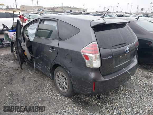 2017 Toyota Prius v Two with VIN JTDZN3EU6HJ069884, listed as a IAAI auction lot 41493416 with 37,716 mi miles. Bid and sale history available at carsss.com. Image 3.