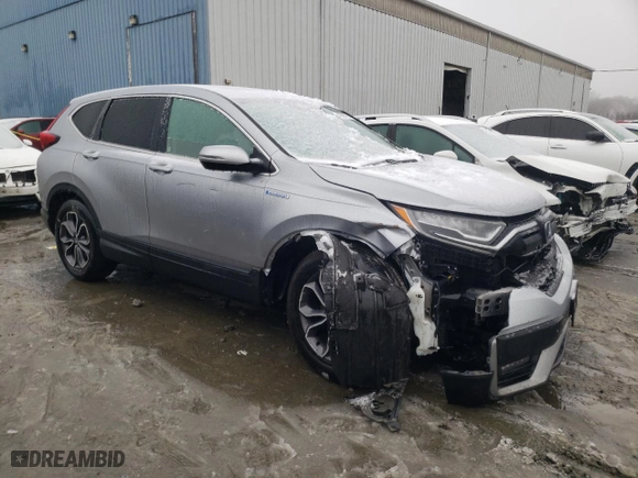 2022 Honda CR-V Hybrid EX with VIN 5J6RT6H51NL056661, listed as a Copart auction lot 43390735 with 56,710 mi miles and Salvage Title. Bid and sale history available at carsss.com. Image 4.