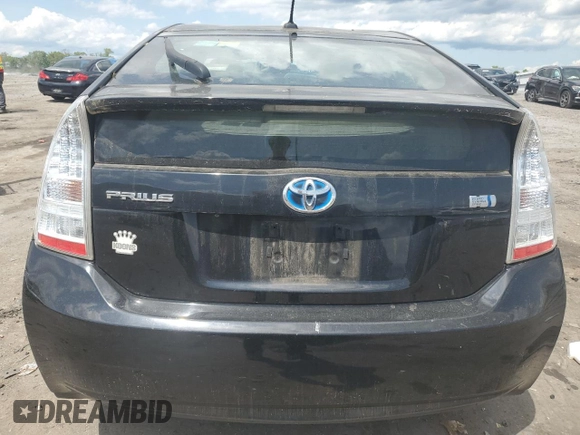 2011 Toyota Prius I with VIN JTDKN3DU2B5312822, listed as a Copart auction lot 54887265 with 107,439 mi miles and Salvage Title. Bid and sale history available at DreamBid. Image 6.
