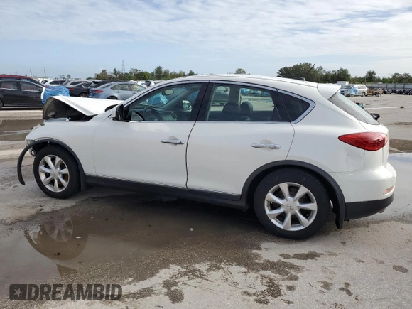 2010 Infiniti EX Journey with VIN JN1AJ0HR6AM752786, listed as a Copart auction lot 74788834 with 183,219 mi miles and Salvage Title. Bid and sale history available at carsss.com. Image 2.