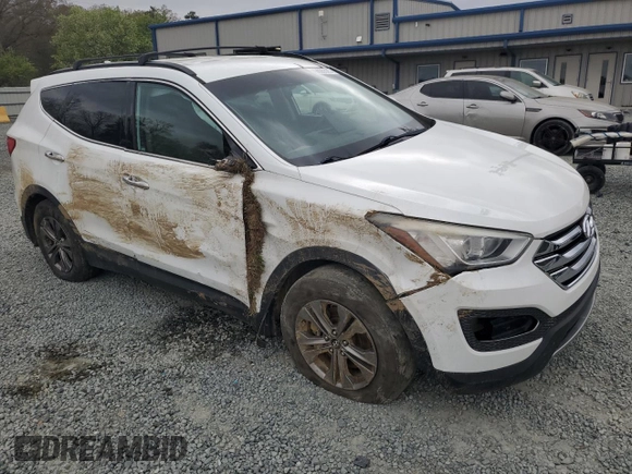 2014 Hyundai Santa Fe Sport with VIN 5XYZU3LB3EG229963, listed as a Copart auction lot 49635525 with 133,239 mi miles and Salvage Title. Bid and sale history available at carsss.com. Image 4.