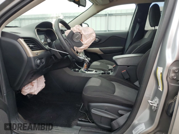 2017 Jeep Cherokee Sport with VIN 1C4PJMAB4HW646802, listed as a Copart auction lot 56667035 with 135,049 mi miles and Salvage title. Bid and sale history available at DreamBid. Image 7.