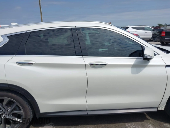 2019 Infiniti QX50 Essential with VIN 3PCAJ5M14KF104397, listed as a IAAI auction lot 42041815 with 95,685 mi miles and . Bid and sale history available at DreamBid. Image 14.