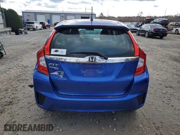 2017 Honda Fit EX-L with VIN 3HGGK5H80HM704757, listed as a Copart auction lot 80079734 with 53,397 mi miles and Salvage Title. Bid and sale history available at DreamBid. Image 6.