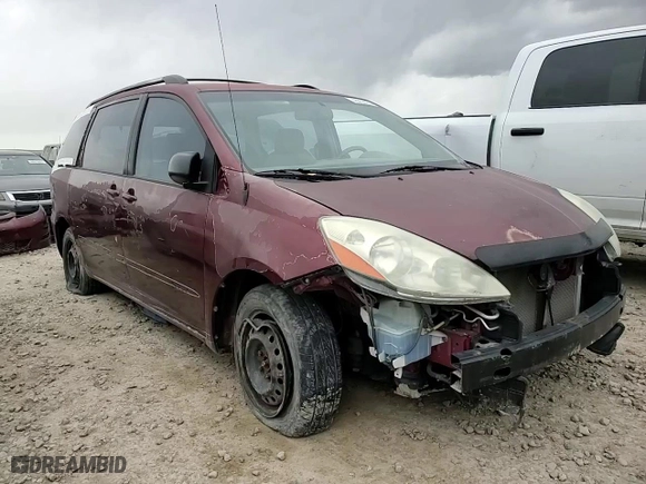 2006 Toyota Sienna CE with VIN 5TDZA23C06S445852, listed as a Copart auction lot 48052625 with 102,268 mi miles and Salvage Title. Bid and sale history available at carsss.com. Image 11.