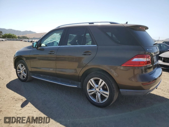 2013 Mercedes-Benz M 350 with VIN 4JGDA5HB6DA207263, listed as a Copart auction lot 62789685 with 82,378 mi miles and Salvage title. Bid and sale history available at DreamBid. Image 2.