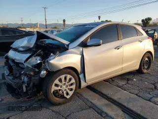 2017 Hyundai Elantra GT with VIN KMHD35LH3HU365554, listed as a Copart auction lot 49542065 with 157,830 mi miles and Salvage Title. Bid and sale history available at carsss.com. Image 1.