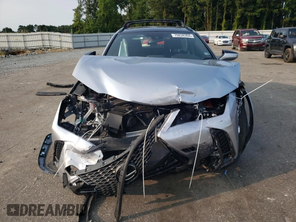 2023 Lexus UX 250h F Sport with VIN JTHB9JBH0P2066035, listed as a Copart auction lot 70838304 with 18,918 mi miles and Salvage Title. Bid and sale history available at DreamBid. Image 5.
