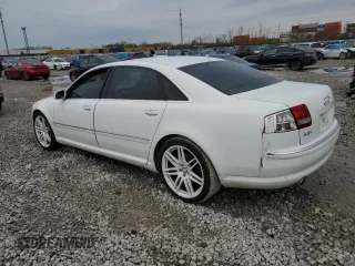 2007 Audi A8 L 4.2L with VIN WAUMV44E37N001895, listed as a Copart auction lot 80737364 with 0 mi miles and Salvage Title. Bid and sale history available at carsss.com. Image 2.