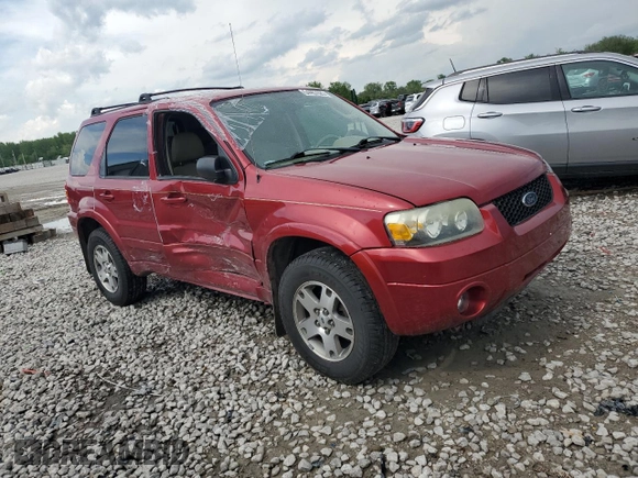 2005 Ford Escape Limited with VIN 1FMYU04165KA33277, listed as a Copart auction lot 54407625 with 217,317 mi miles and Salvage title. Bid and sale history available at DreamBid. Image 4.