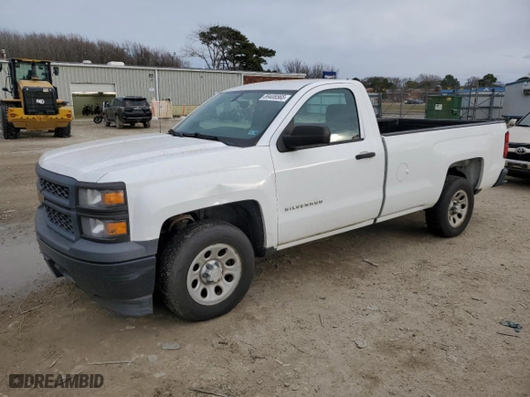 2014 Chevrolet Silverado 1500 Work Truck with VIN 1GCNCPEHXEZ288892, listed as a Copart auction lot 89408565 with 170,692 mi miles and Clean Title. Bid and sale history available at carsss.com. Image 1.