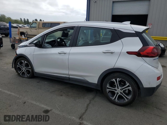 2021 Chevrolet Bolt EV Premier with VIN 1G1FZ6S04M4106586, listed as a Copart auction lot 54701745 with 72,686 mi miles and Salvage title. Bid and sale history available at DreamBid. Image 2.