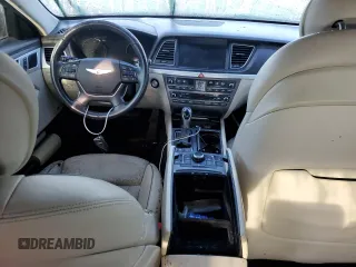 2016 Hyundai Genesis 3.8L with VIN KMHGN4JE8GU107099, listed as a Copart auction lot 73823554 with 0 mi miles and Salvage Title. Bid and sale history available at carsss.com. Image 8.