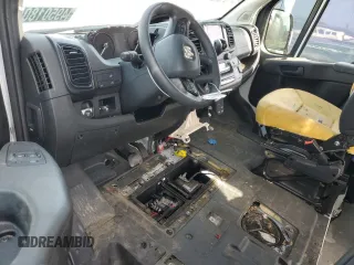 2023 Ram ProMaster Cargo with VIN 3C6LRVVG9PE551204, listed as a Copart auction lot 49501805 with 28,831 mi miles and Salvage Title. Bid and sale history available at DreamBid. Image 8.