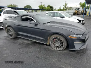 2021 Ford Mustang EcoBoost with VIN 1FA6P8TH1M5128283, listed as a Copart auction lot 53375735 with 52,908 mi miles and Salvage Title. Bid and sale history available at carsss.com. Image 4.