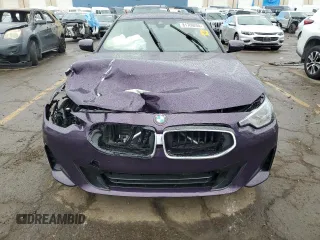 2023 BMW 2 Series 230i xDrive with VIN 3MW33CM09P8D60087, listed as a Copart auction lot 81709204 with 0 mi miles and Clean Title. Bid and sale history available at carsss.com. Image 5.