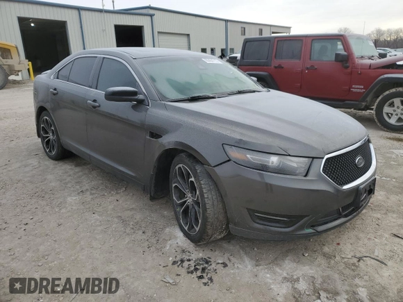 2015 Ford Taurus SHO with VIN 1FAHP2KT8FG158965, listed as a Copart auction lot 89404715 with 122,032 mi miles and Salvage Title. Bid and sale history available at DreamBid. Image 4.
