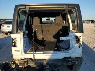 2022 Jeep Wrangler Unlimited Willys Sport with VIN 1C4HJXDM7NW145806, listed as a Copart auction lot 46851705 with 28,357 mi miles and Salvage Title. Bid and sale history available at DreamBid. Image 6.