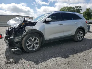 2019 Kia Sorento EX Sport with VIN 5XYPHDA55KG599600, listed as a Copart auction lot 57969835 with 76,764 mi miles and Salvage title. Bid and sale history available at DreamBid. Image 1.