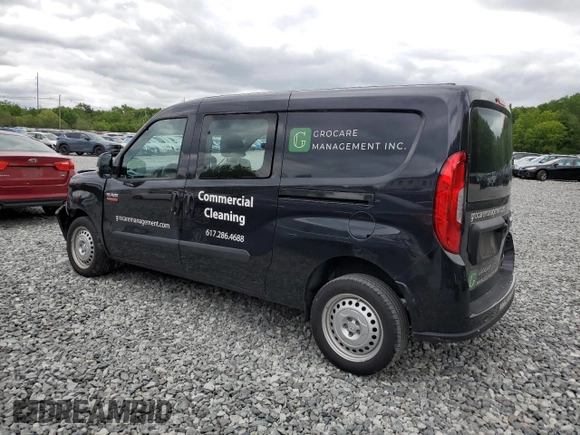 2022 Ram ProMaster City Cargo Tradesman with VIN ZFBHRFAB4N6Y68800, listed as a Copart auction lot 57137235 with 18,140 mi miles and Salvage title. Bid and sale history available at DreamBid. Image 2.