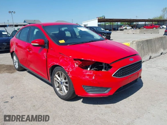 2016 Ford Focus SE with VIN 1FADP3F2XGL205797, listed as a IAAI auction lot 41987209 with 129,042 mi miles. Bid and sale history available at carsss.com. Image 1.