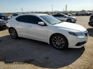 2015 Acura TLX Advance with VIN 19UUB2F74FA022051, listed as a Copart auction lot 63932285 with 58,326 mi miles and Salvage title. Bid and sale history available at DreamBid. Image 4.