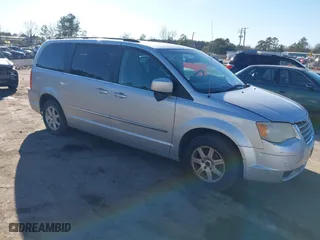 2010 Chrysler Town & Country Touring with VIN 2A4RR5D17AR266811, listed as a IAAI auction lot 41666137 with 182,008 mi miles. Bid and sale history available at carsss.com. Image 1.