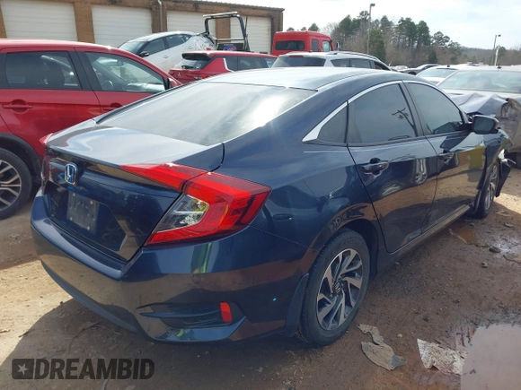 2016 Honda Civic Sedan EX with VIN 19XFC2F73GE054122, listed as a IAAI auction lot 41616952 with 70,406 mi miles. Bid and sale history available at carsss.com. Image 4.